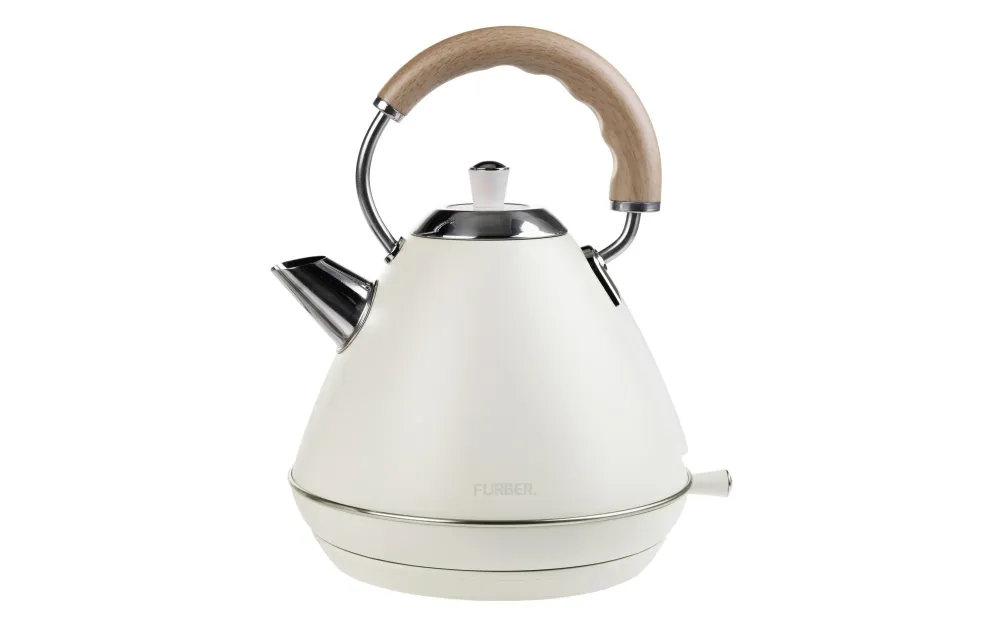 Furber. Bollitore Furber – 1,7 l, acciaio inossidabile, beige