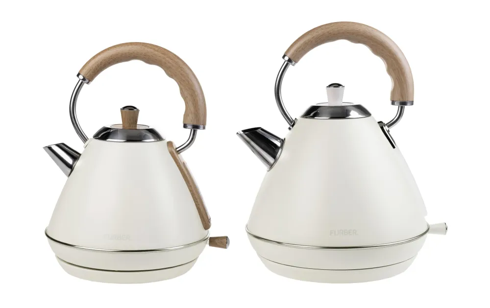 Furber. Bollitore Furber – 1,7 l, acciaio inossidabile, beige