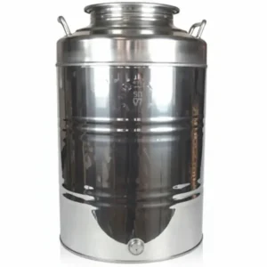 Fusto Inox Per Olio Graffato Lt.50 Belvivere
