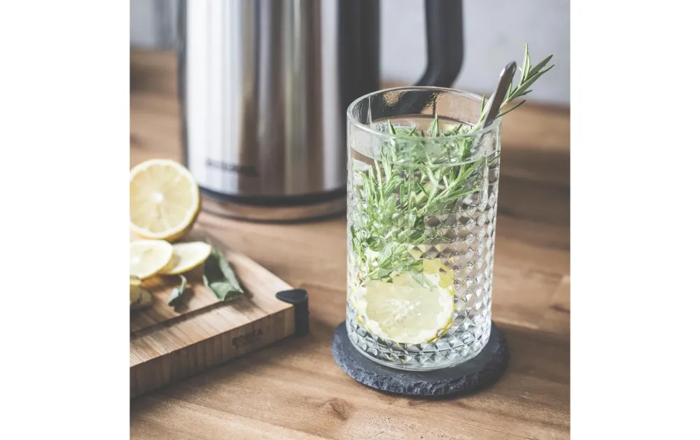 Gastroback Bollitore – 1 l, con selezione della temperatura, funzione mantenimento caldo, acciaio inossidabile