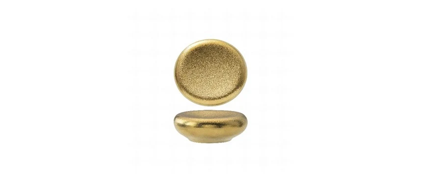 Gemini Gold Piatto Stone Cm.11x10,4x4h