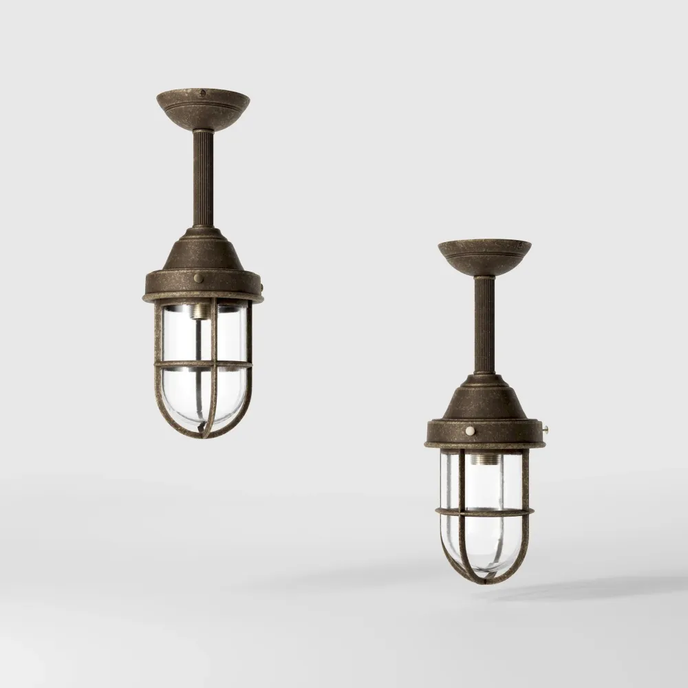 Lampada da Esterno Industriale con Gabbia di Protezione Ghidini 1849