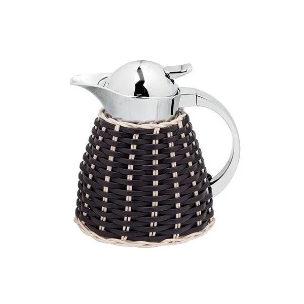 Chantilly Leather & Rattan Carafes Giobagnara