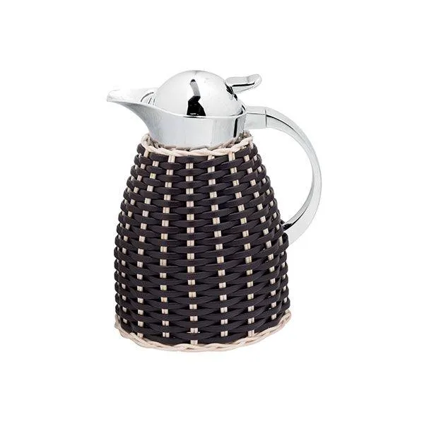 Chantilly Leather & Rattan Carafes Giobagnara