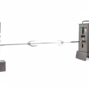 Girarrosto Elettrico Registrabile Con 1 Spiedo Cm.14X13X36H. Kg.2,5