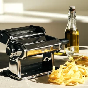 Girmi Im90 Macchina Per La Pasta, 9 Regolazioni, Rulli Alluminio Da 15 Cm, Acciaio Inox