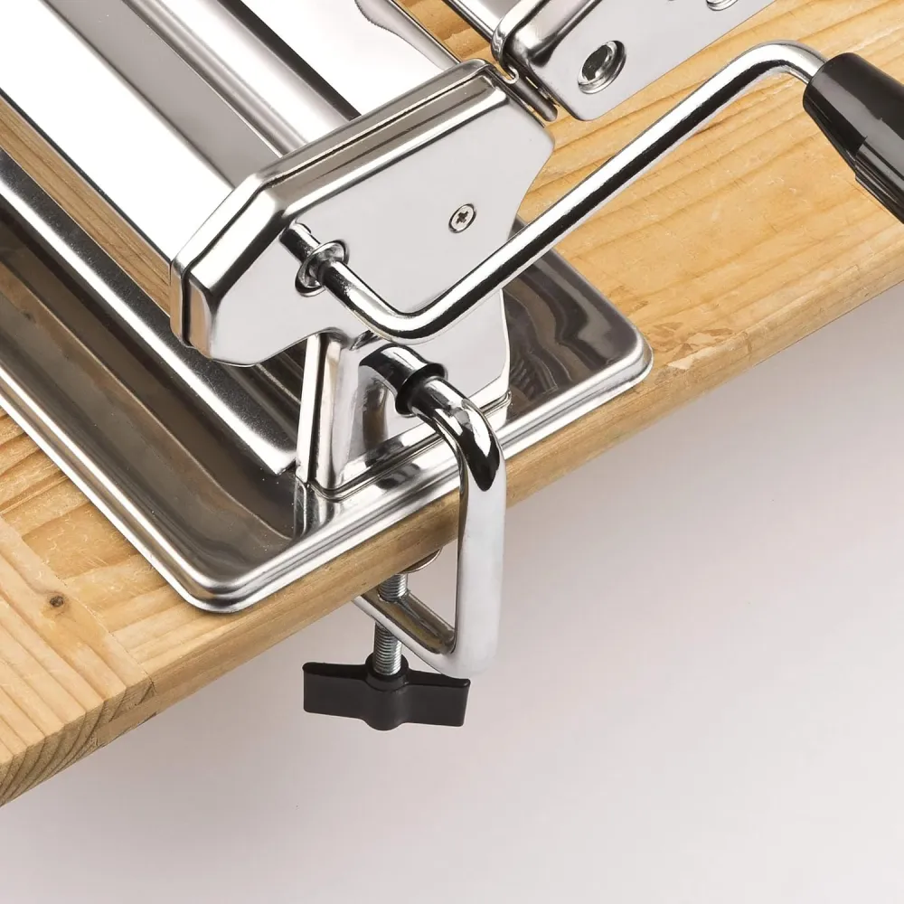 Girmi Im90 Macchina Per La Pasta, 9 Regolazioni, Rulli Alluminio Da 15 Cm, Acciaio Inox
