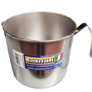 Gnali - Brocca acciaio INOX, taglia unica, 12 cm