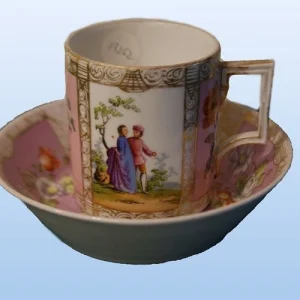 Grande tazzina porcellana di Meissen