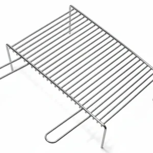 Griglia Pesante Con Piedi 2 Manici Cm.50X35X7H. Lapillo