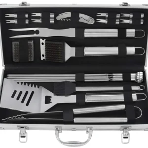grilljoy 20pcs Set di 20pcs, strumenti per barbecue da 20 pezzi