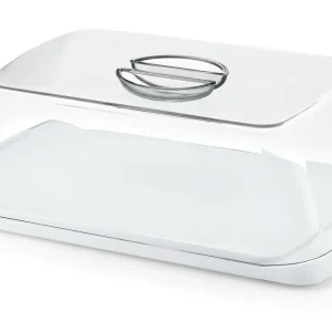 Guzzini Forme Casa 138750-11 Portaformaggio, Plastica, Bianco