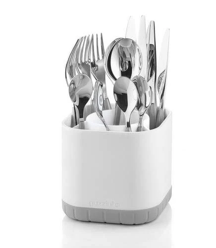 Guzzini Scolaposate Fill&Drain Kitchen 13 x 13 x h12.4 cm, Grigio Chiaro