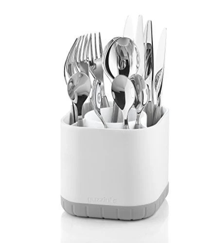 Guzzini Scolaposate Fill&Drain Kitchen 13 x 13 x h12.4 cm, Grigio Chiaro