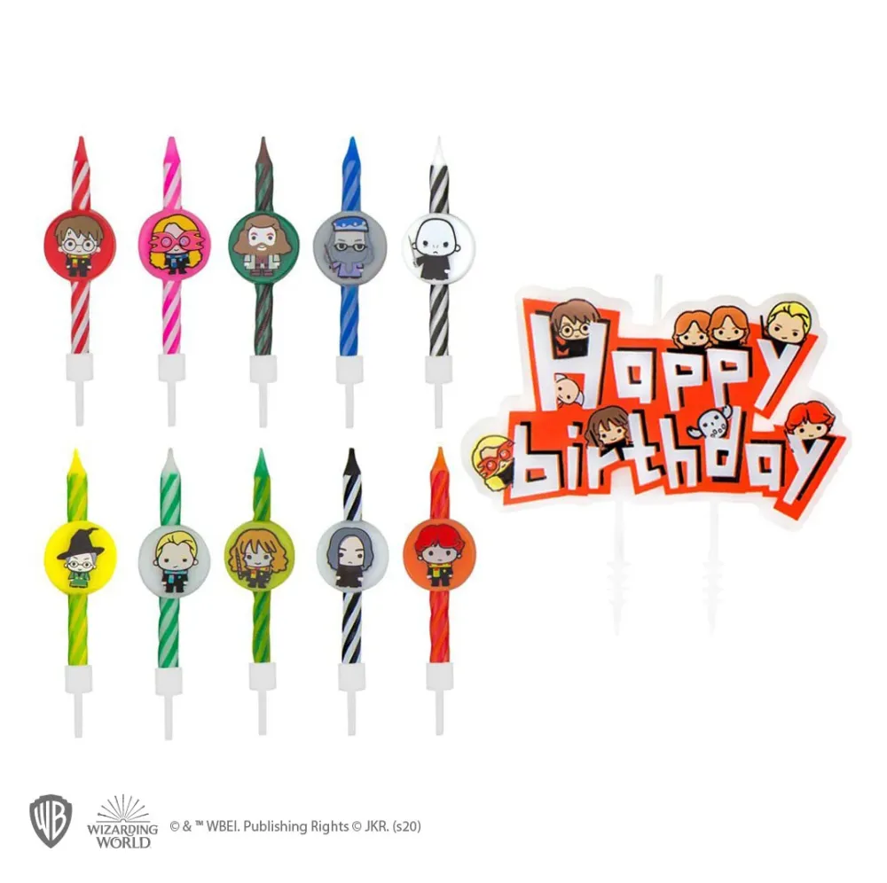 Set di 11 candele di compleanno con personaggi di Harry Potter Harry Potter Cinereplicas