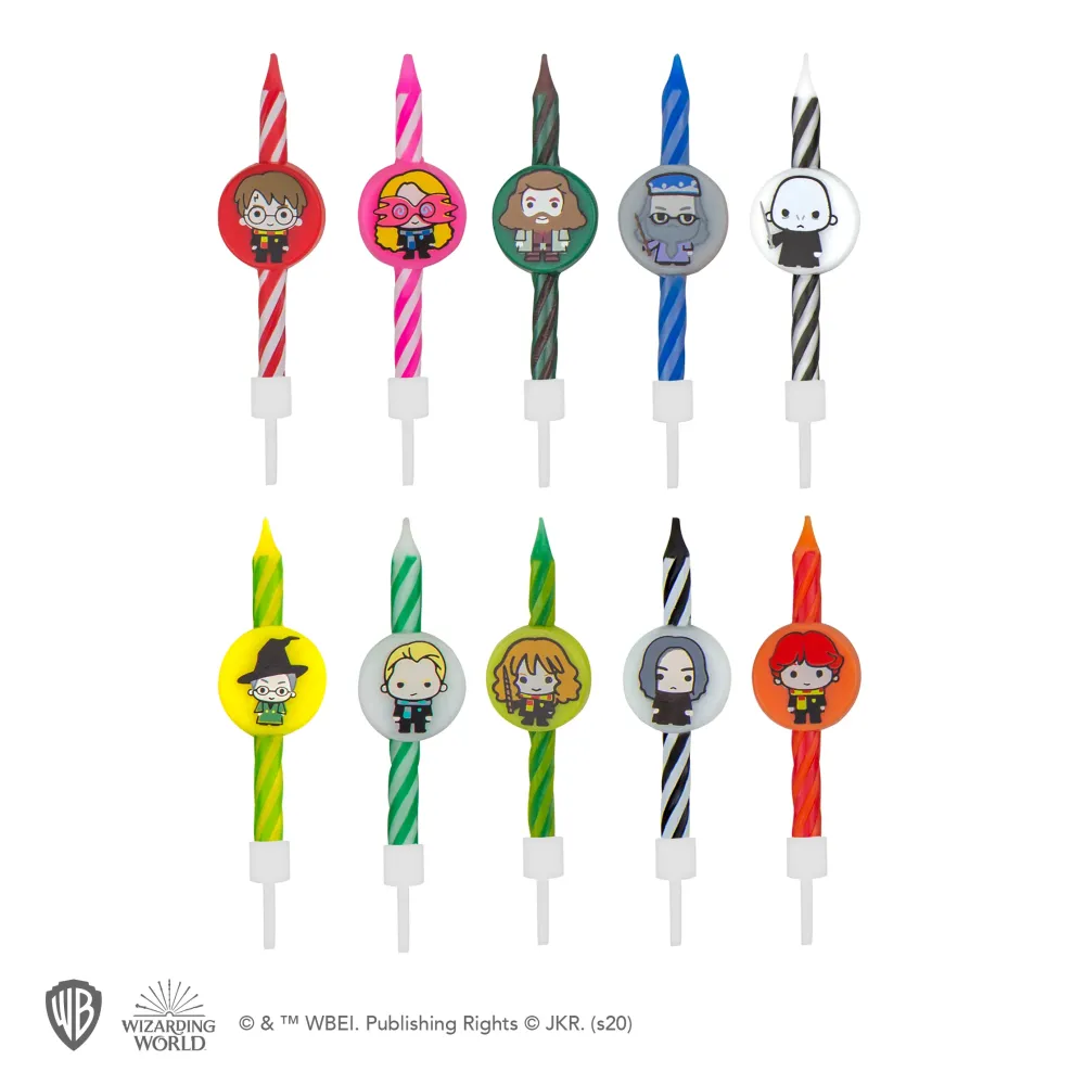 Set di 11 candele di compleanno con personaggi di Harry Potter Harry Potter Cinereplicas