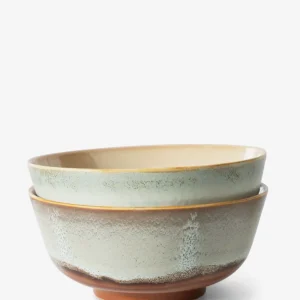 set da 2 ciotole per ramen ceramica anni '70 HKLIVING