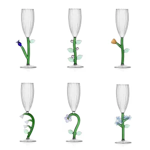 Ichendorf Botanica Set 6 Flute Ottico con Fiore