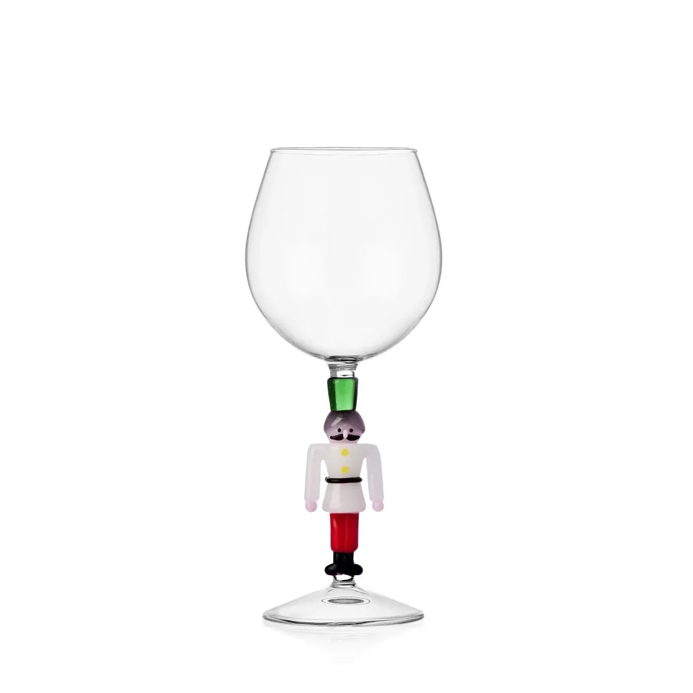 ICHENDORF Schiaccianoci Calice Soldatino 20x8,5cm Vetro Borosilicato