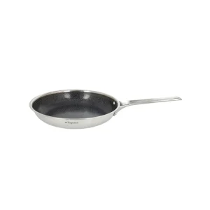 Iconiqa padella acciaio inox 20cm con manico, adatta per tutti i piani cottura