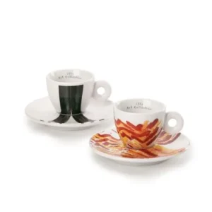 illy 25155 Art Collection, Collezione Genesi 2 Tazzine da Espresso Numerate e Firmate Monica Bonvicini e Shirin Neshat Taz...