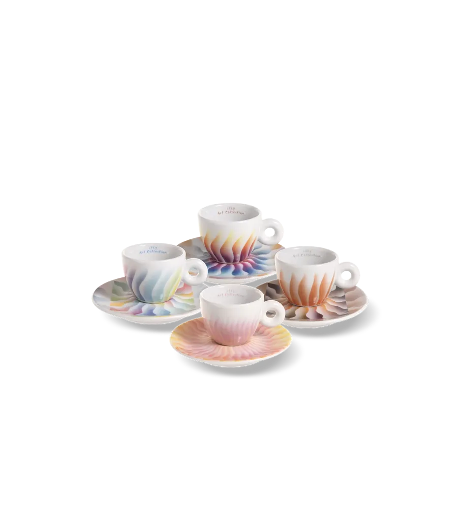 illy Art Collection Judy Chicago - Set da 4 tazzine da espresso (spedizioni internazionali 🌎)