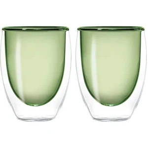 2 Imposta Teeglas doppelw. Verde, 220 ml