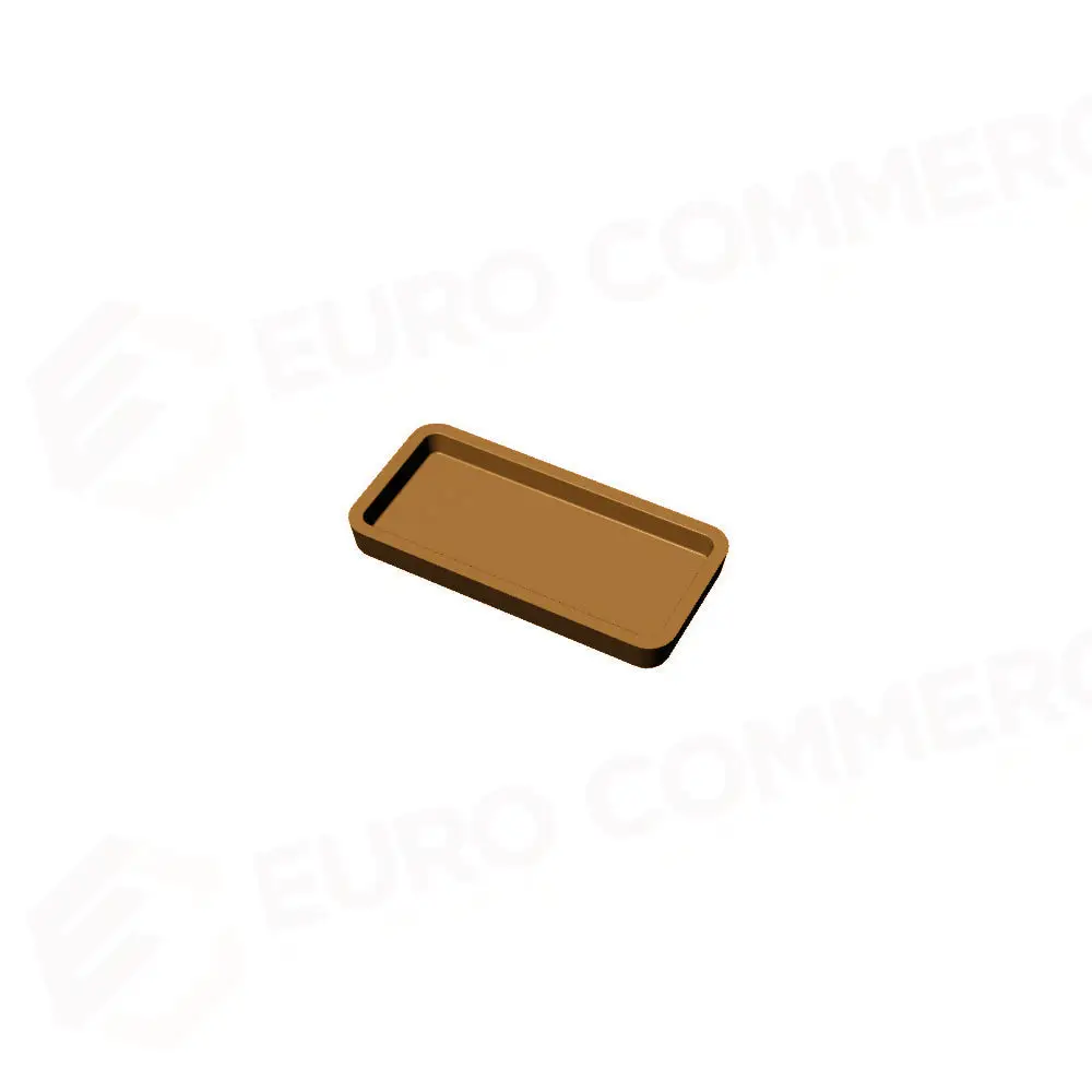 24 IMPRONTE RETTANGOLARI 70X33/67X31 H 8 MM - PIASTRA PER COOKMATIC 380X330 MM - PIASTRA-4 - PAVONI ITALIA
