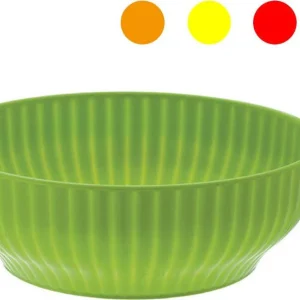 Insalatiera costolata cm 22. Colori Assortiti Veca