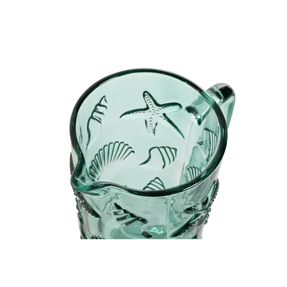 Jarra Home ESPRIT Turquesa Cristal 1,1 ml