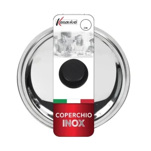 KASAVIVA - COPERCHIO ACCIAIO INOX DIAM. 26 CM