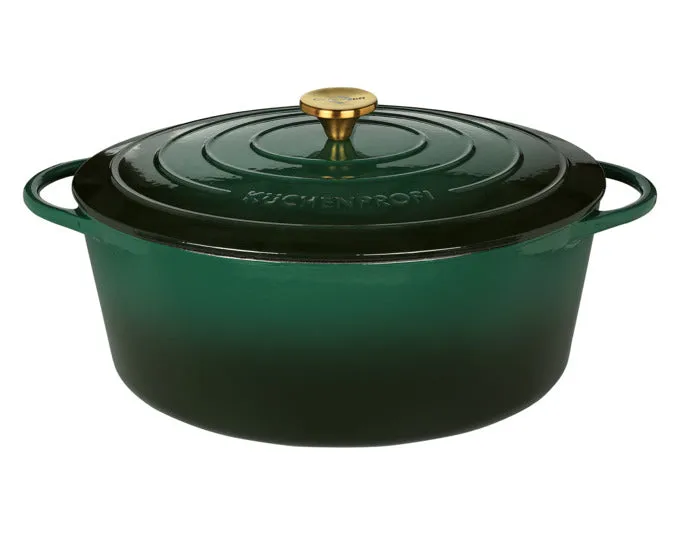 KÜCHENPROFI teglia ovale racing green ø 35 cm