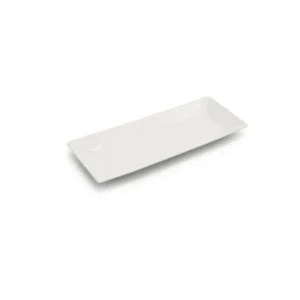 Kimi Piatto Rettangolare Cm.27x17,5 Bianco Saturnia
