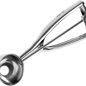 Lagostina I Cucinieri Porzionatore Gelato Automatico, Acciaio Inossidabile, 23 cm