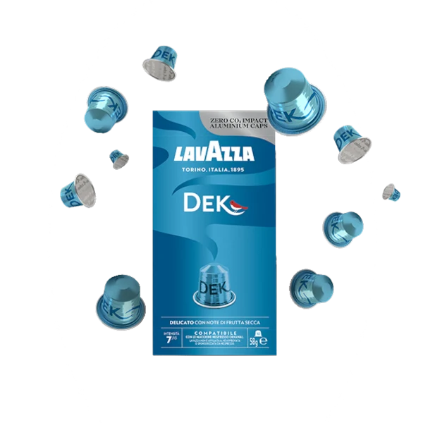 LAVAZZA ESPRESSO DEK compatibile nespresso 100 CAPSULE