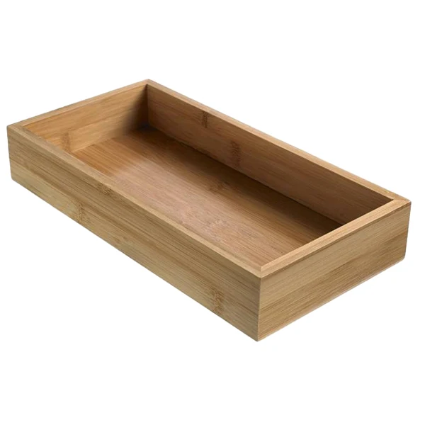 Leone - S4006 - Contenitore buffet - 15,3 x 30,6 x 5 cm - bamboo - naturale - Leone - 103063 - Conf. da 1 Pz.