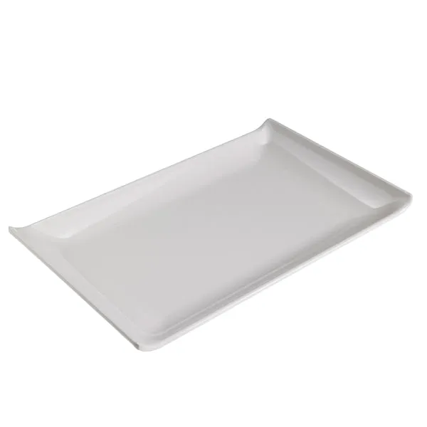 Leone - T8158 - Piatto rettangolare - 28,6 x 18 x 2,8 cm - melamina - bianco - Leone - 96742 - Conf. da 1 Pz.