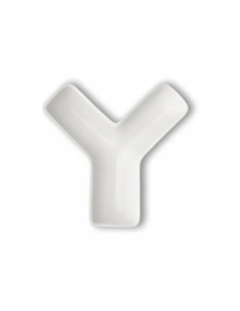 LETTERA "Y" PORCELLANA CIOTOLINA MULTIUSO