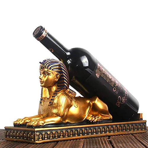 LHQ-HQ Vino Bottiglia di Vino cremagliera Sfinge Vino Vino Rack Moda Decorazione della casa Vino Resina Vino cremagliera d...