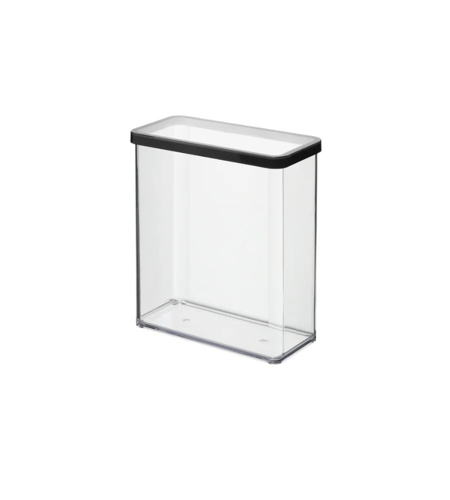LOFT Contenitori per alimenti KLAR nero - 20x10x21,4 cm (3,2 l)
