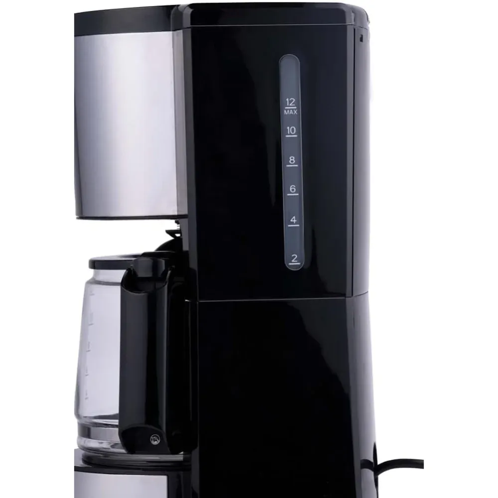 Macchina da Caffè con Filtro Caffettiera 1000 W Caraffa da 1,5 Litri 12 Tazzine