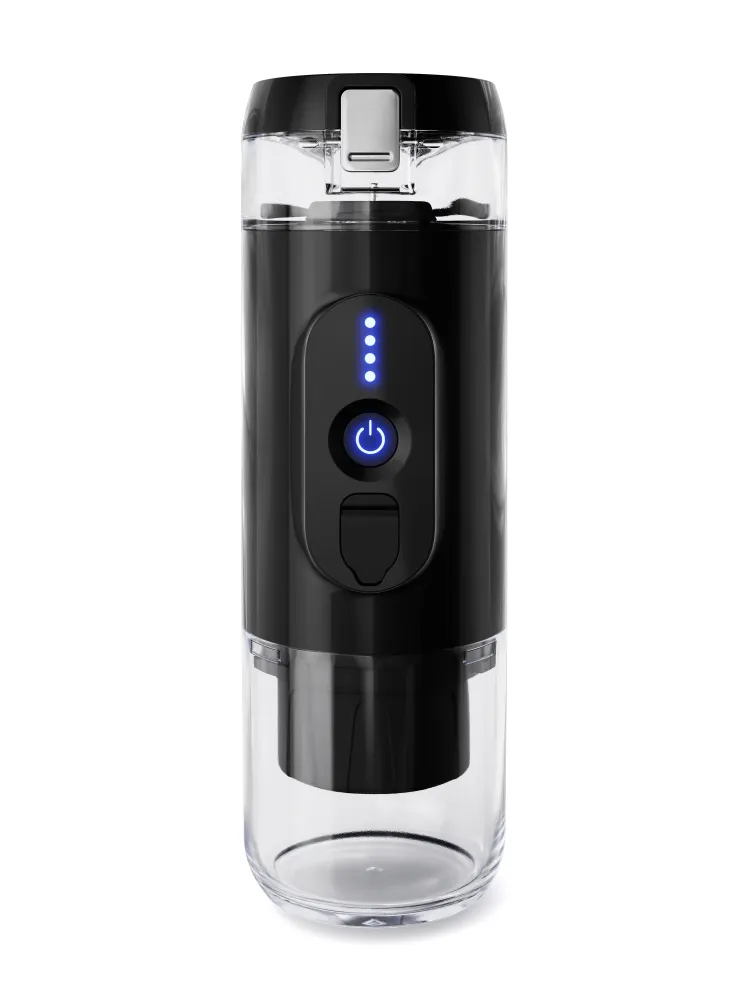 Macchina da caffè cordless Presso XI ricaricabile tramite USB-C (per capsule e polvere)