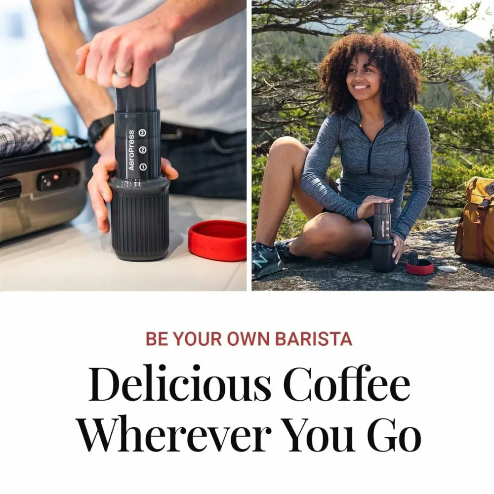Macchina da Caffè Portatile Aeropress Go Nero 3 Tazze