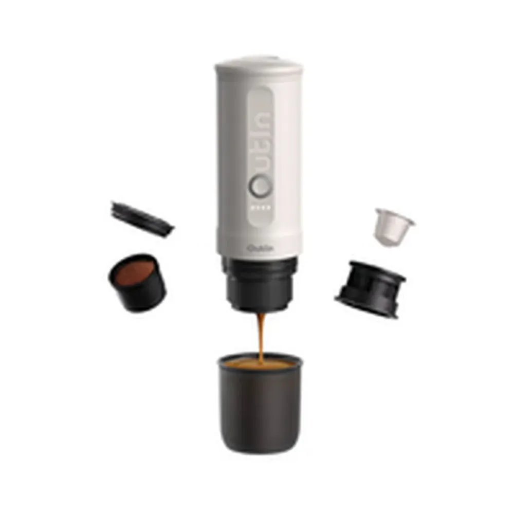 Macchina da Caffè Portatile Outin OUTINWHITE Bianco Acciaio inossidabile 50 ml 80 ml