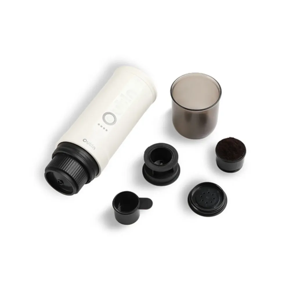 Macchina da Caffè Portatile Outin OUTINWHITE Bianco Acciaio inossidabile 50 ml 80 ml