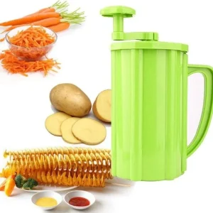 Macchina Taglia Patate Spirale Taglierina Multifunzione Per Frutta Verdura