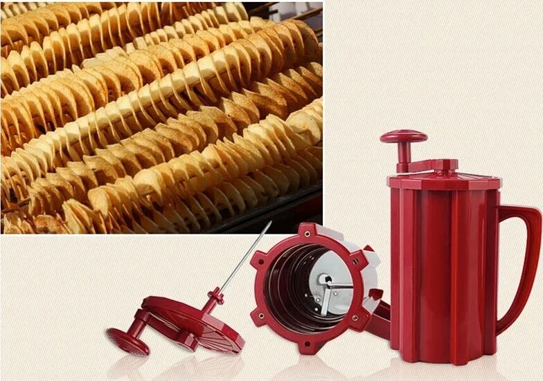 Macchina Taglia Patate Spirale Taglierina Multifunzione Per Frutta Verdura