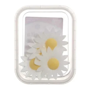 Margherite di cialda bianco - confezione da 4 margherite
