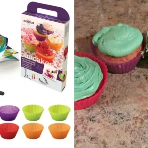 Mastrad Set 6 Stampi Stampini Colorati Per Muffins Cupcakes Crostatine