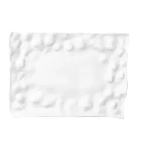 Materia 12 piatti rettangolari 26x14cm senza smalto